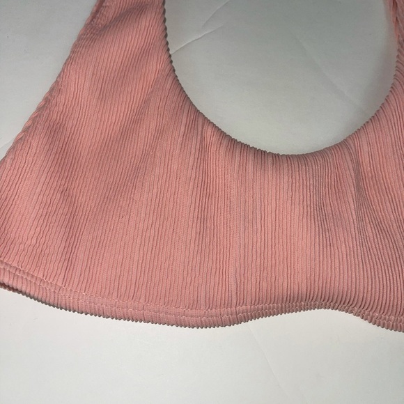 KORAL Swim Top Ribbed Rose Blush S - Picture 9 of 14